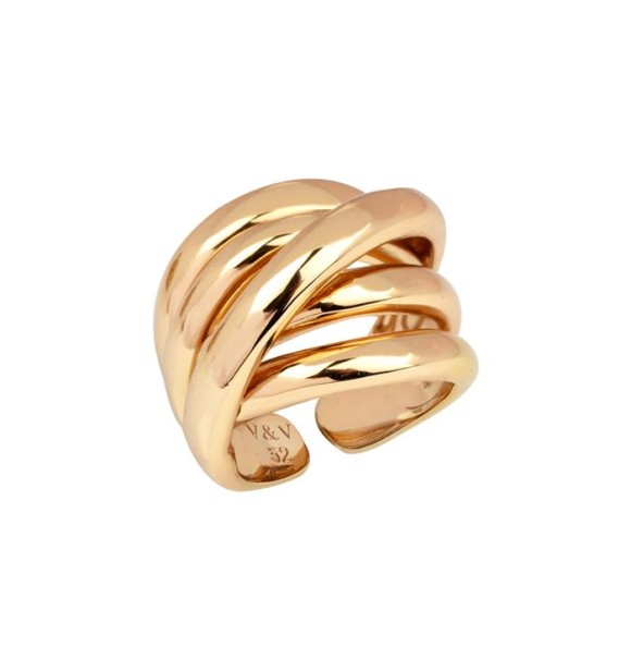 VIDAL VIDAL ANILLO TIRAS T-16/18 CHAPADO