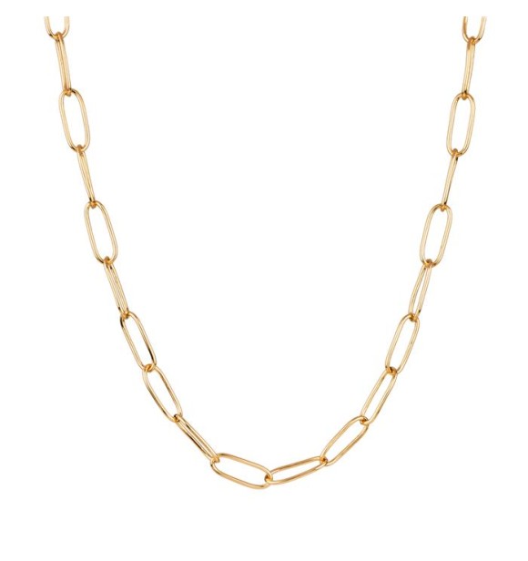 VIDAL VIDAL COLLAR 46CM ESLABONES CHAPADO