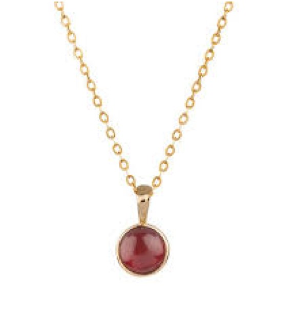 VIDAL VIDAL COLG.RED AGATA 8MM CAD.38+6CM
