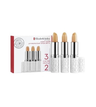 ELIZABETH ARDEN Arden 8-Hour A0130898 SET 1 PC Trio cont.: 3x Eight Hour Lip Protectant Stick SPF 15 3,
7g (Ref.81813)