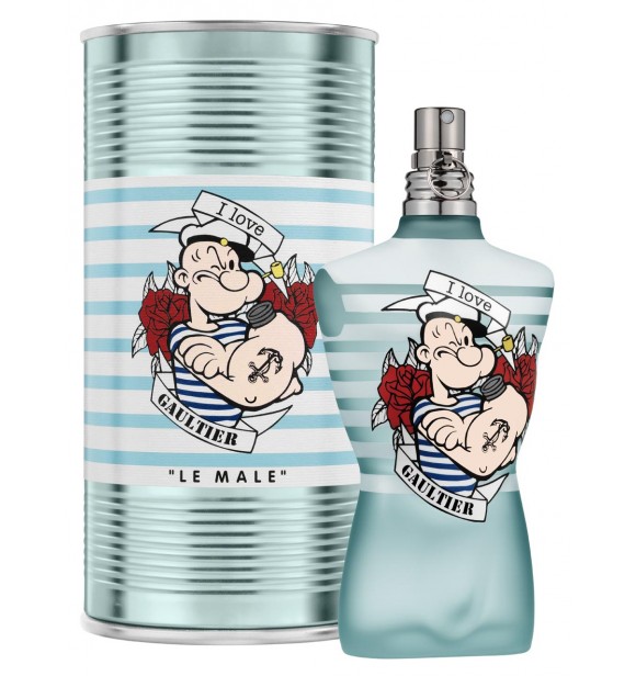 JEAN PAUL GAULTIER JPG Le Male 65108762 EDTS 125 ML Eau Fraiche Popeye (Summer Fragrance 2016) (Limited Edition)
