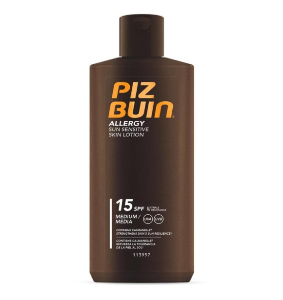 Piz Buin Allergy Sun Sensitive Lotion SPF 15 200 ml