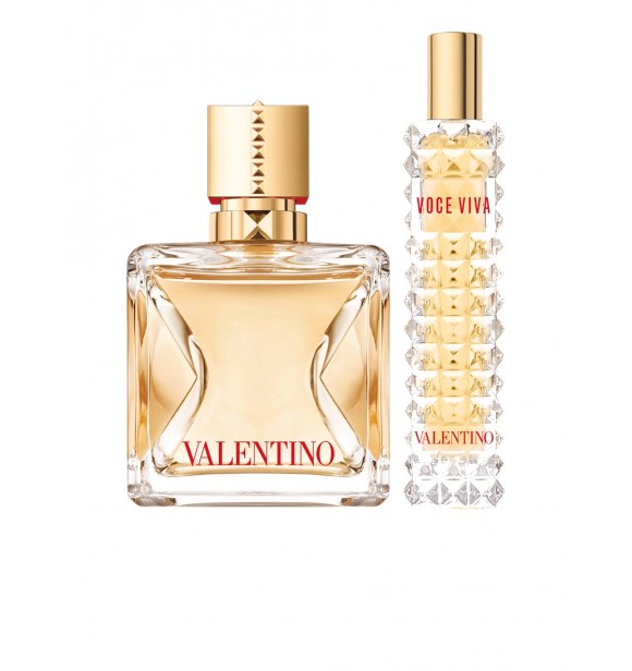 VALENTINO Voce Viva Set cont.: Eau de Parfum 100 ml (GH 1461754) + Travel Spray 15 ml 1PC