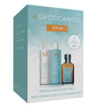 MOROCCANOIL Morocc Hair MBKIT1EE SET 1 PC Set cont.: Moisture Repair Shampoo 70 ml + Moisture Repair Conditioner 70 ml + Moroccanoil Treatment 25 ml