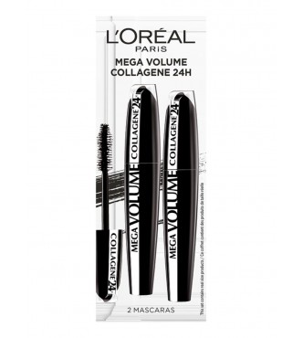 L.Oréal Paris Mascara Set Duo cont.: 2x9 ml Mascara Mega Volume Collagene 24 N° 1 Black 1PC