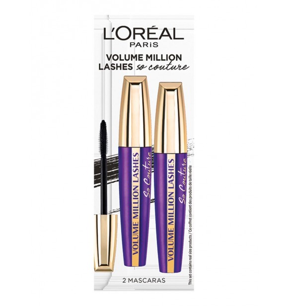 L.ORÉAL PARIS L.Oréa TM743000 MA SET 1 PC Duo cont.: 2x Mascara Volume Millions Lashes so Couture N° 1 Black 9,
4 ml(Ref.1066045)