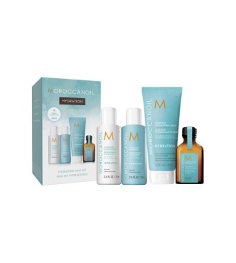 MOROCCANOIL Morocc Travel BC-KIT372KEE SET 1 PC Set cont.: Hydrating Shampoo 70 ml + Hydrating Conditioner 70 ml + Intense Mask 75 ml + Treatment Oil 25 ml (Ref.1389727)
