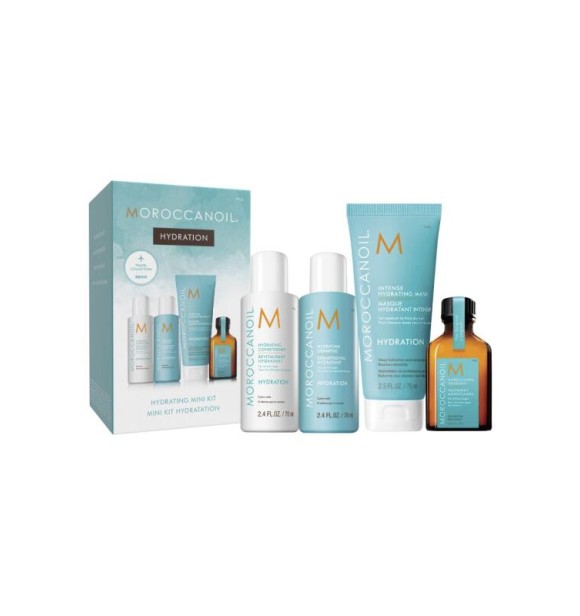 MOROCCANOIL Morocc Travel BC-KIT372KEE SET 1 PC Set cont.: Hydrating Shampoo 70 ml + Hydrating Conditioner 70 ml + Intense Mask 75 ml + Treatment Oil 25 ml (Ref.1389727)