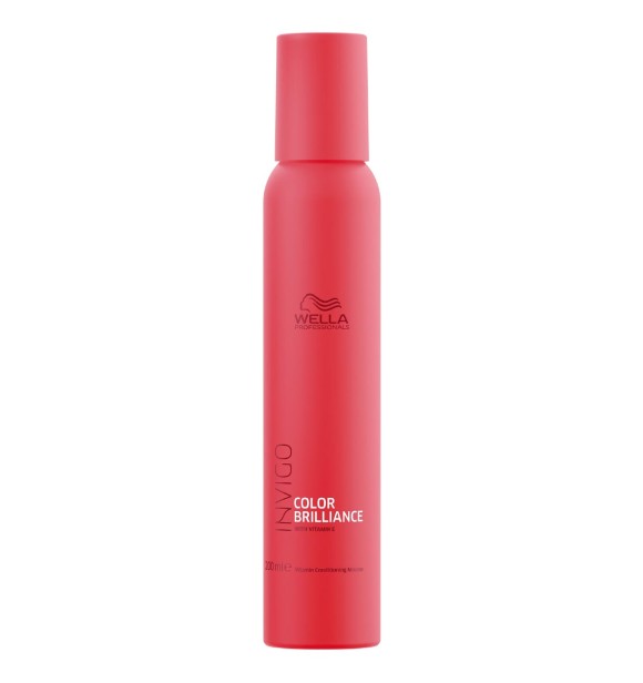 Discover Invigo Color Brilliance Vitamin Conditioning Mousse, an airy hair mousse that visibly enhances and protects hair color vibrancy. This moisturizing,
 hair color protection mousse will help you to create beautiful, tangle free and smooth to touch 