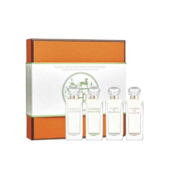 HERMÈS HP Les Jardins 109298V0 COFF 1 PC Coffret cont.: Jardin à Cythère Eau de Toilette 7,
5 ml + Jardin sur le Nil Eau de Toilette 7,5 ml + Jardin de Monsieur Li Eau de Toilette 7,5 ml + Jardin sur la Lagune Eau de Toilette 7,5ml