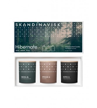 SKANDINAVISK Skandi Mixed 22005 CANDL 195 G Hibernate Set cont.: SKOG Scented Candle 65 g (Ref.1586462)+ HYGGE Scented Candle 65 g (Ref.1586467) + KOTO Scented Candle 65 g