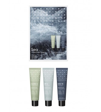 SKANDINAVISK Skandi Mixed 22011 SET 1 PC Sea Set cont.: FJORD Hand Cream 30 ml (Ref.1622134) + ØY Hand Cream 30 ml (Ref.1622135) + HAV Hand Cream (Ref.1622137) 30 ml