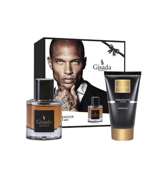 GISADA Gisada Presti GI-AM50-SET SET 1 PC Set cont.: Ambassador Men Eau de Parfum 50 ml + Ambassador Men Shower Gel 100 ml
