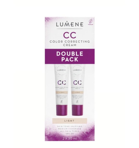 LUMENE Lumene 82408 MUP SET 1 PC Duo cont.: 2x Color Correcting Cream Light 30 ml (Ref.1418195)