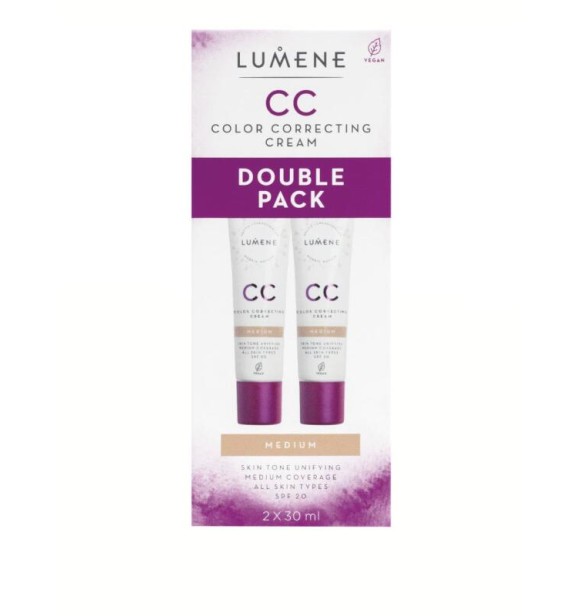 LUMENE Lumene 82409 MUP SET 1 PC Duo cont.: 2x Color Correcting Cream Medium 30 ml (Ref.1418197)