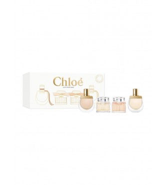 CHLOÉ Chloé Mixed 99350195204 COFF 1 PC Coffret cont.: Nomade Eau de Parfum 5 ml + Nomade Eau de Toilette 5 ml + Signature Eau de Parfum 5 ml + Eau de Toilette 5 ml