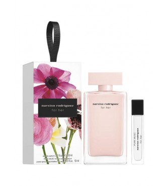 Narciso Rodriguez For Her Spring Set cont.: Eau de Parfum 100 ml (Ref,830930) + Eau de Parfum 10 ml 1PC