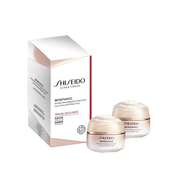 SHISEIDO Shisei Benefia 70304208101 SET 1 PC Duo cont.: 2x Wrinkle Smoothing Eye Cream 15 ml (Ref.1577884)