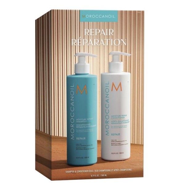 MOROCCANOIL Morocc Hair DUO500A24EE SET 1 PC Moisture Repair Set cont.: Shampoo 500 ml + Conditioner 500 ml