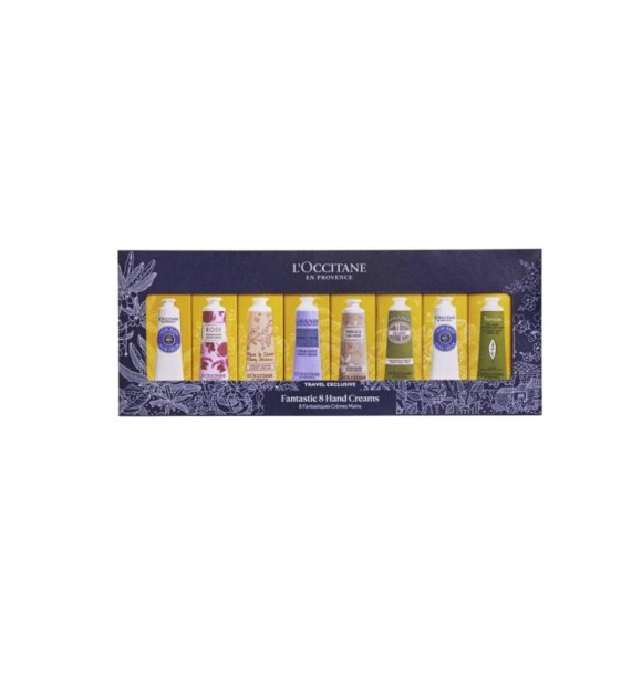 L.OCCITANE EN PROVENCE L.Occi Mixed Line 1KT8CM23 SET 1 PC Fantastic 8 Set cont.: 2x Shea Butter Hand Cream 30 ml (Ref.1489489) + Cherry Blossom Hand Cream 30 ml (Ref.1598021) + Lavender Hand Cream 30 ml (Ref.1503253) + Almond Hand Cream 30 ml (Ref.102232