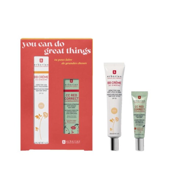 ERBORIAN Erbori Mixed Line 6AA40232 SET 1 PC Set cont.: BB Crème Makeup-Care Face Cream .Baby Skin. Effect SPF 20 Nude 40 ml (Ref.1575498) + CC Crème Redness Corrector SPF 25 15 ml