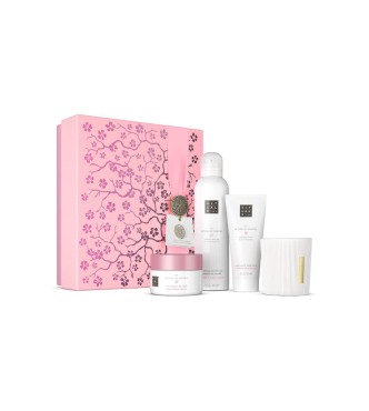 RITUALS Ritual Sakura 1118454 SET 1 PC Set cont.: Body Cream 100 ml + Scented Candle 140 g + Body Scrub 125 g + Foaming Shower Gel 200 ml (Ref.1622044)
