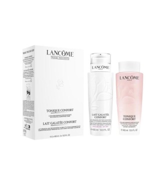 LANCÔME Lancô Confort TM761400 SET 1 PC Wash The Day Off Set cont.: Lait Galatée Comforting Makeup Remover Milk 400 ml + Tonique Rehydrating Comforting Toner 400 ml (Ref.639002)