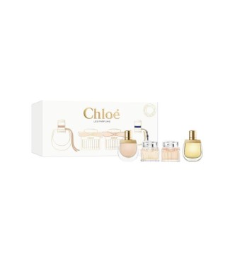 CHLOÉ Chloé 99350215803 COFF 1 PC Coffret cont.: Nomade for Her Eau de Parfum 5 ml + Nomade Nuit D’Egypte for Her Eau de Parfum 5 ml + Eau de Parfum for Her 5 ml + Lumineuse for Her Eau de Parfum 5 ml