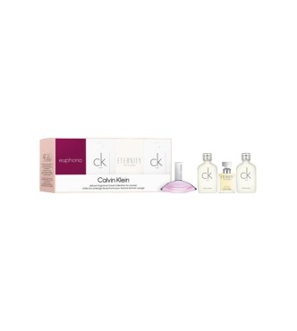 CALVIN KLEIN CK Mixed 99350218372 SET 1 PC Set cont.: 2x CK One Eau de Toilette 10 ml + Eternity Eau de Toilette 5 ml + Euphoria Eau de Toilette 4 ml
