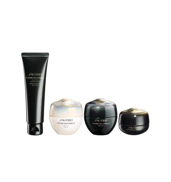 SHISEIDO Shisei Future 70305265101 SET 1 PC Set cont.: Extra Rich Cleansing Foam 125 ml (Ref.1683817) + Protective Day Cream 50 ml (Ref.1665883) + Regenerating Night Cream 50 ml (Ref.1665882) + Eye and Lip Contour Regenerating Cream 17 ml (Ref.1683950)