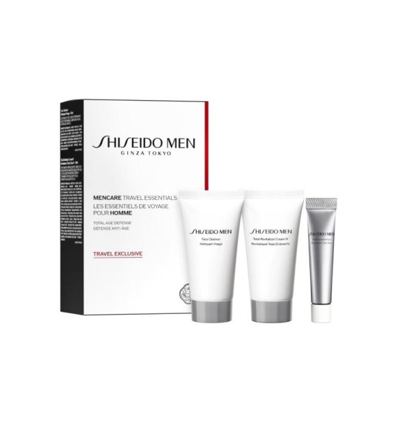 SHISEIDO Shisei Men.s 70305008101 SET 1 PC Set cont.: Face Cleanser 30 ml + Total Revitalizer Cream 30 ml + Total Revitalizer Eye Cream 5 ml