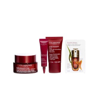 CLARINS  Mixed 80121937 SET cont.:Super Rest. Day Cream 50 ml+Total Eye Lift Eye Cream 7 ml+Super Rest. Night Cream 15 ml+Esse. Care Double Serum 0,
9 ml