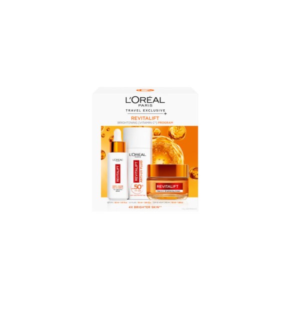 L.ORÉAL PARIS L.Oréa Revitalift TM767800 SET 1 PC Set cont.: Anti Uv Fluid SPF 50 50 ml + Vit C Gel Cream 50 ml + Serum 30 ml