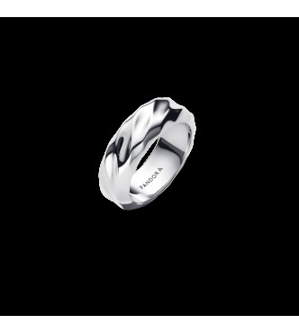193886C00-50 Rippled sterling silver ring