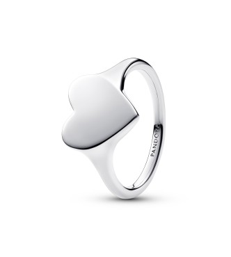 193988C00-52 Engravable heart sterling silver ring