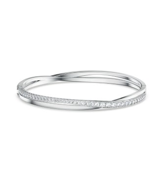 SWAROVSKI TWIST:BANGLE ROWS CZWH/RHS M