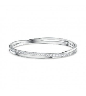 SWAROVSKI TWIST:BANGLE ROWS CZWH/RHS L