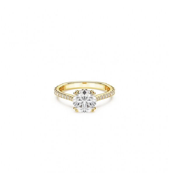 SWAROVSKI CONSTELLA:RING RND M WHITE/GOS 58