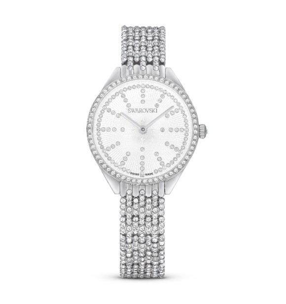 SWAROVSKI ATTRACT:PAVE FP SIL/WHITE/STS