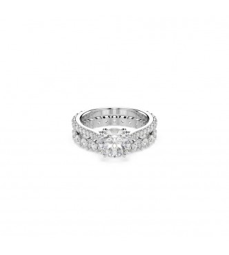 SWAROVSKI CONSTELLA:SET RINGS WHI/RHS 60