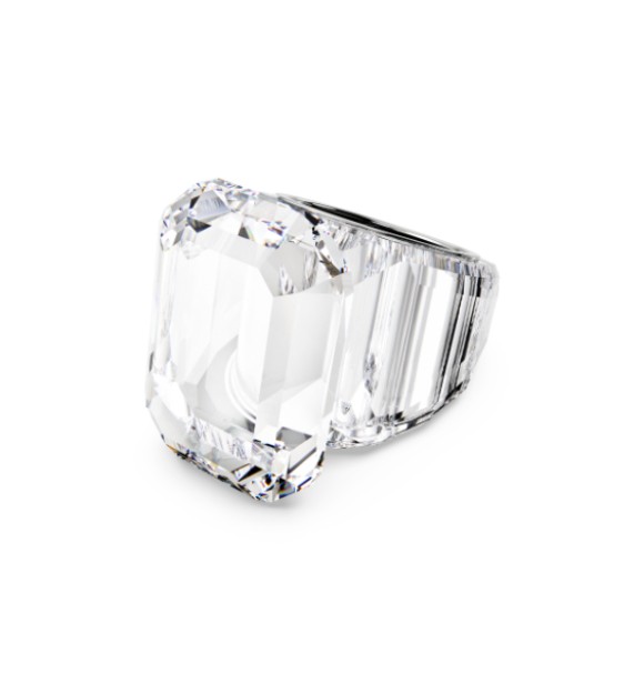 SWAROVSKI ANILLO DE COCTEL LUCENT TALLA OCTOGONAL BLANCO