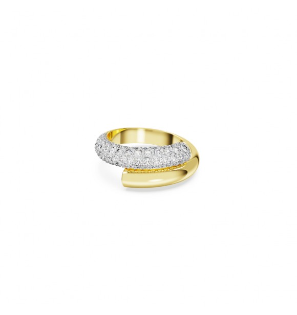 SWAROVSKI  ANILLO DEXTERA, BLANCO, BAÑO TONO ORO