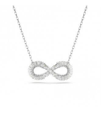 SWAROVSKI COLGANTE HYPERBOLA, SIMBOLO INFINITO,
 BLANCO, BAÑO DE RODIO