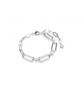 SWAROVSKI PULSERA CONSTELLA BLANCA, BAÑO DE RODIO