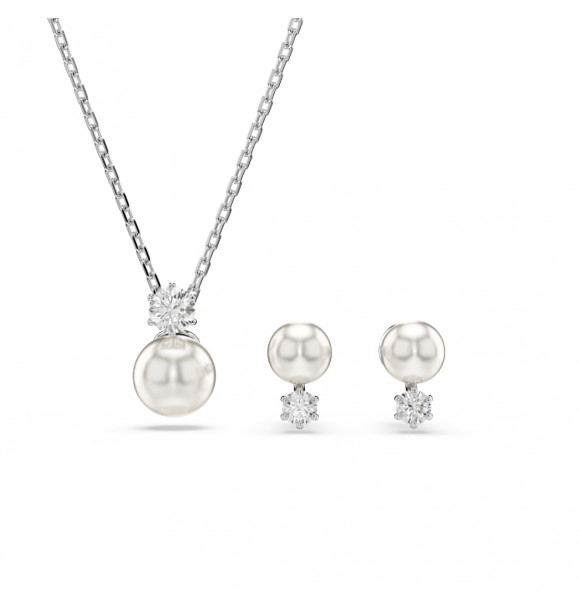 SWAROVSKI 5689624 MATRIX:CONJUNTO PEARL WHITE/RHS