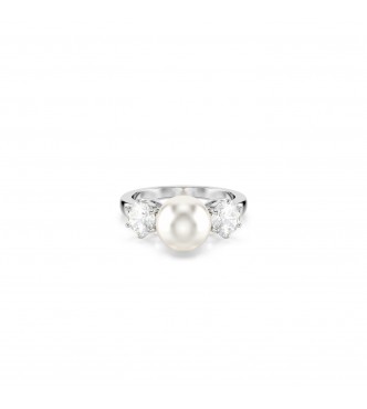 SWAROVSKI 5689628 MATRIX:ANILLO 8MM PEARL WHITE/RHS 58