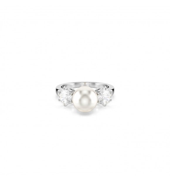 SWAROVSKI 5689628 MATRIX:ANILLO 8MM PEARL WHITE/RHS 58
