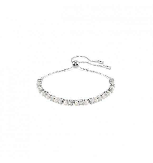 SWAROVSKI 5689633 MATRIX:PULSERA 3MM WHITE/RHS M