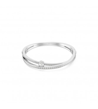 SWAROVSKI PULSERA HYPERBOLA, TALLAS MIXTAS BLANCO,
 BAÑO DE RODIO