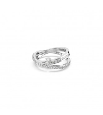 SWAROVSKI 5691230 HYPERBOLA:ANILLO 2 ROW WHITE/RHS 58